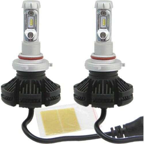 SHUOKE Car Light ZES H4 LED H7 H11 3000K 6000K 8000K HB3 9005 HB4 9006 Car LED Headlights Bulbs 50W 6000LM Headlamp Auto X3