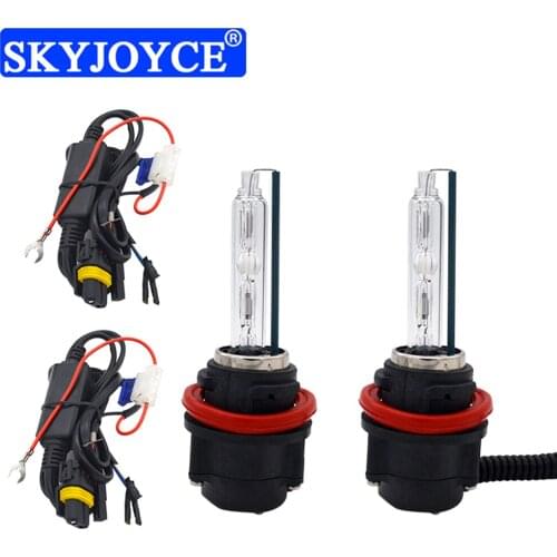 SKYJOYCE AC 12V HS5 bixenon Motor HID Kit 35W 55W 4300K 6000K HS5 Hi/Lo BiXenon Bulb With Cables For Motorcycle Hond a PCX125