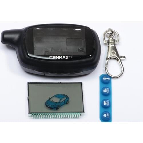 Case for CENMAX ST-7A+LCD display for CENMAX ST7A 7A LCD keychain car remote 2-way car alarm system