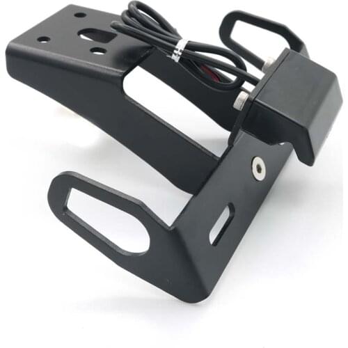 For KAWASAKI ZX6R ZX-6R 09-18 ZX10R ZX-10R Motorcycle Tail Tidy Fender Eliminator Registration License Plate Holder Frame LED