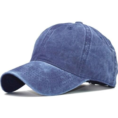 Washed Cotton Pure Color Board Kids Baseball Cap Children Hip Hop Boys Girls Hats