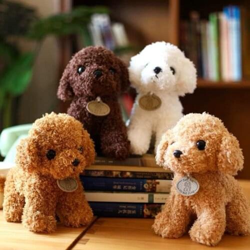 20cm Simulation Teddy Dog Plush Toy Puppy Doll Catch Machine Doll Birthday Gift Doll