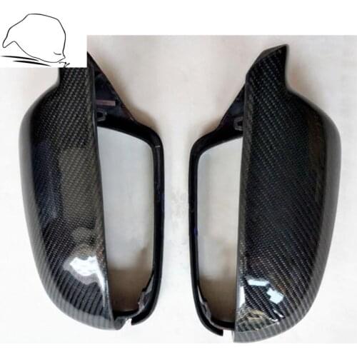 For Audi B8.5 A3 A4L A5 S5 RS3 RS4 RS5 Carbon Fiber Rearview Mirror Covers Caps Rear View Mirror Housing Protection Accessories