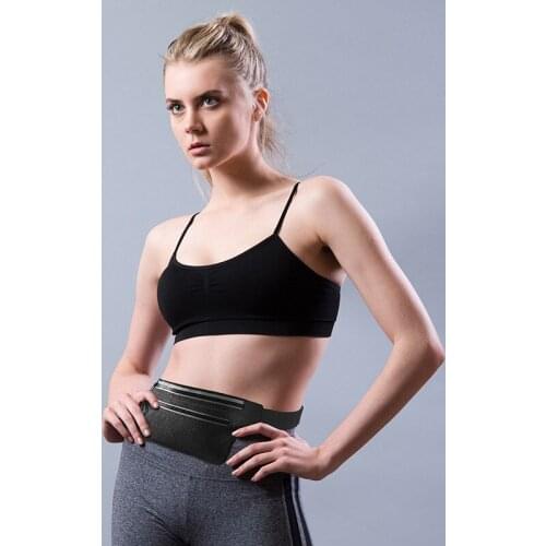 Lightweight Fanny Pack Nylon Waist Belt Bag with Earphone Hole Mens Womens Breathable Bum Bag for Cellphone Heuptas Banane Sac