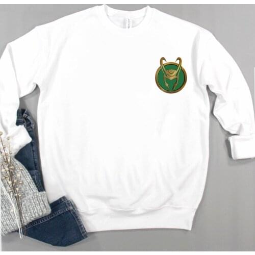 Loki Logo Sweatshirt Time Variance Authority Sweatshirt TVA Loki Laufeyson Sweatshirts Unisex Oversized Crewneck Sweatshirt