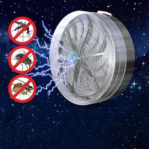 Bug Zapper Solar Powered Electric Mosquito Zappers Killer Insect Fly Pest Attractant Trap For Home Outdoor Indoor Patio Backyard