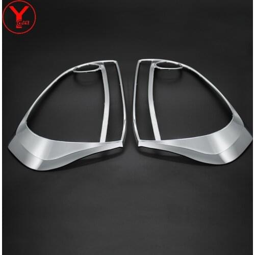 For hyundai Tucson 2006 2007 2008 2009 2010 Head Light Covers Accessories Front Lamp Trim Chrome Styling Car Decoration YCSUNZ