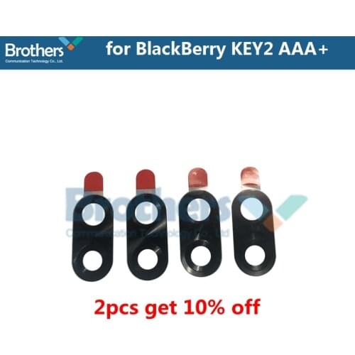 Back Camera Lens for BlackBerry Key2 Keytwo Camera Glass for BlackBerry Keytwo HD Cover Phone Repair Parts Replacement AAA 1pcs
