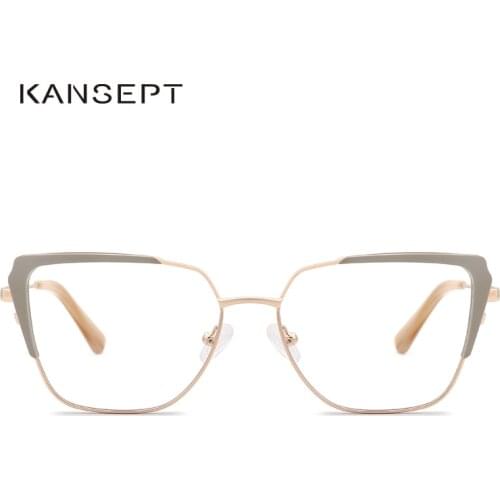 KANSEPT Glasses Frame Women Computer Eyeglasses Transparent Prescription Spectacles Optical Eye Frame 2020 New Arrival MS8130