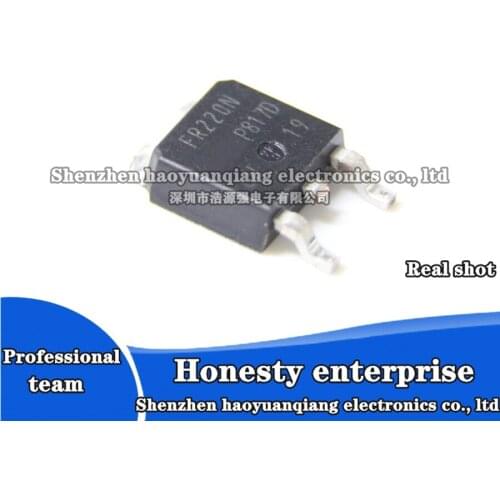 5pcs Authentic original IRFR220NTRPBF FR220N TO-252 N channel 200V 5A SMET