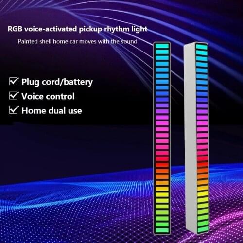 Youpin Car Atmosphere Lights RGB Music Sound Control Colorful Rhythm Lamp For PC Desktop Backlight Car Vehicle Atmosphere Light