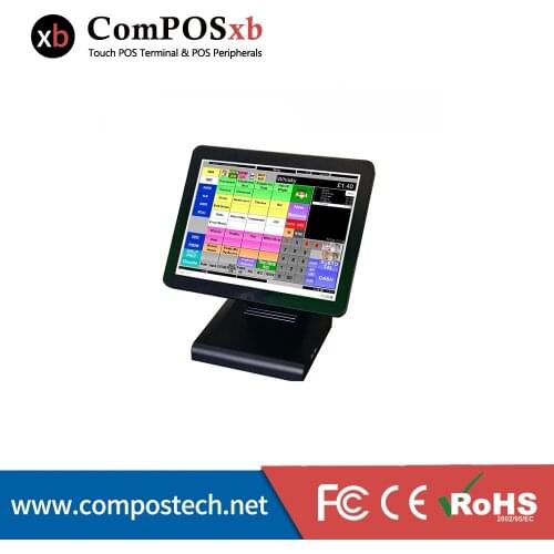 Single Touch POS 15 Inch TFT LCD Capacitive Touch POS 4G RAM POS Machine POS System For Coffee Shop