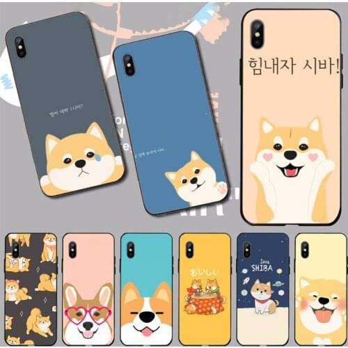 Cute Shiba Inu Corgi Phone Case for iPhone 11 12 pro XS MAX 8 7 6 6S Plus X 5S SE 2020 mini