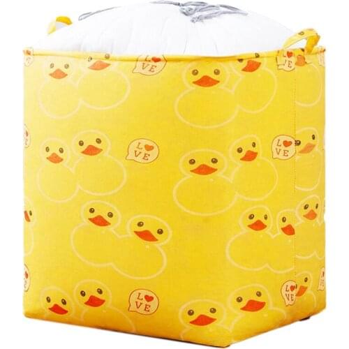 Storage Bag Non Woven Fabric Bundle Mouth Storage Basket Clothes Quilt Folding Dirty Clothes Basket Moving Packing Bag