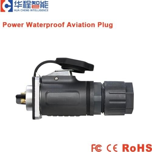 Led Aviation Plug Fast Plug power Point Waterproof LED Power Cable Connector Outdoor 20A Waterproof Aviation Plug Socket