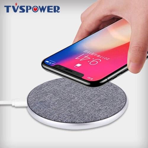 Cloth Wireless Charger Pad 7.5W Charging for iPhone 8 X Samsung XiaoMi Huawei Charge Mobile Phone USB QI Device
