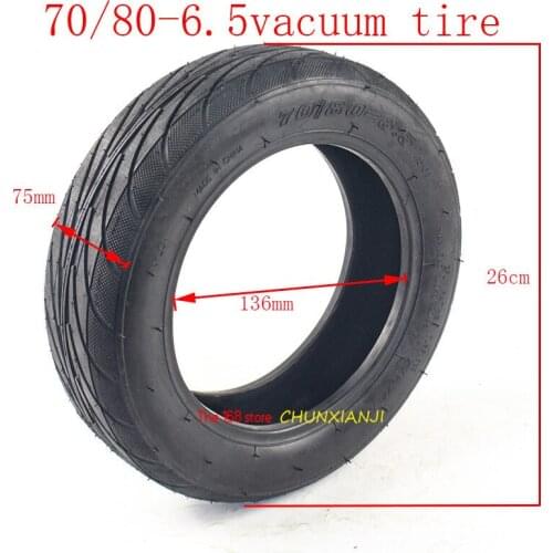 High quality 70/80-6.5 Vacuum /tubeless Tire for xiaomi 9 plus Balancing Vehicle Parts for xiaomi Fat 9 Balancing Vehicle