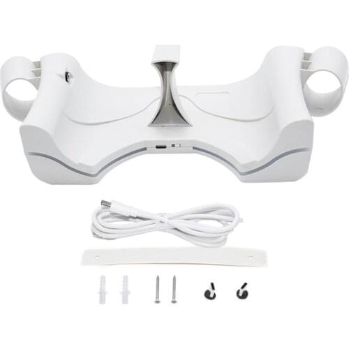 Charger VR Headset Charging Stand Station For Quest 2 Type-c Breathing Light USB Fast Charging