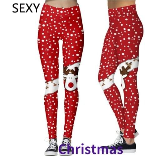 Lululike Womens Gym Yoga Seamless Pants Christmas Pants Sportswear Stretch High Waist Sports Fitness Tights Sports Pants
