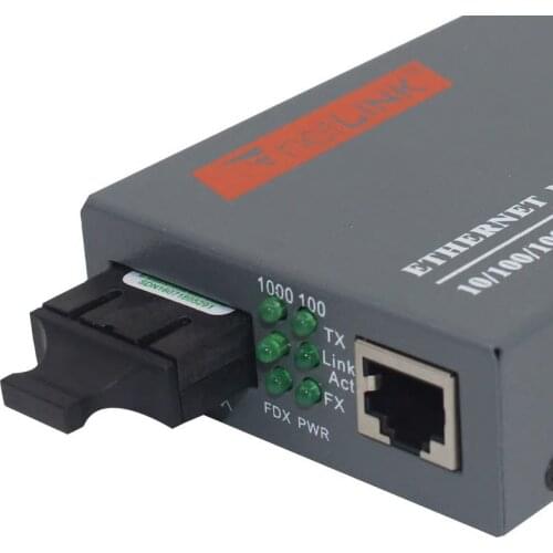 1 pair of HTB-3100AB 2KM AB 10/100Mbps SC port A 1310nm-TX, B 1550nm-fiber media converter single mode single fiber TX