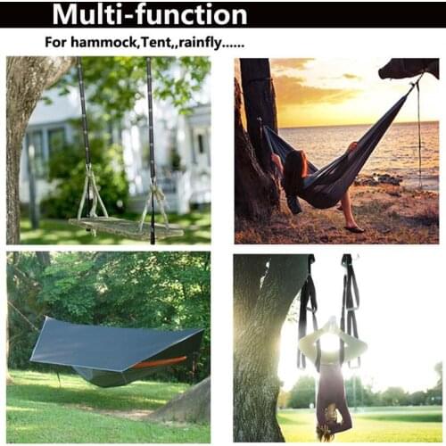 1pcs Hammock Strap Tree Hanging Adjustable Outdoor Aerial Yoga Accessories Portable Outdoor Camping Hiking Hammock