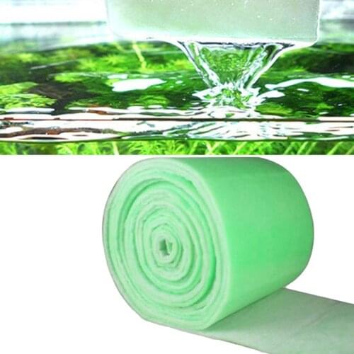 1pcs Double Layer Fish Tank Filter Sponge Water Biochemical Filter Cotton Aquarium Interanl External Filter Media 120x30cm