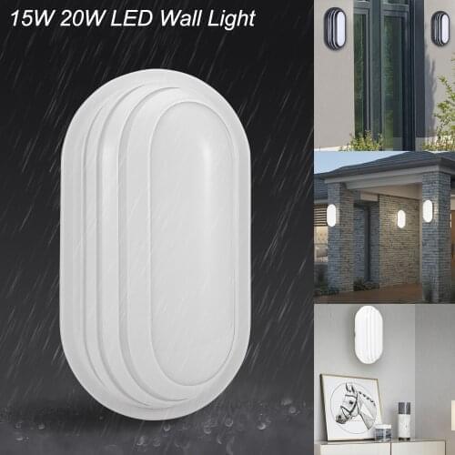 15W 20W LED Light Waterproof IP65 Wall Light Moistureproof Front Porch Wall Lamp For Outdoor Garden Bathroom Lighting Lamp D30
