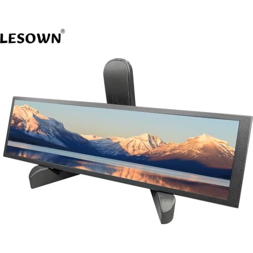 8.8inch 480x1920 Portable Monitor, Long Strip IPS Touch Screen Second Monitor Case Bar Aida64 Display for Raspberry Pi Wins