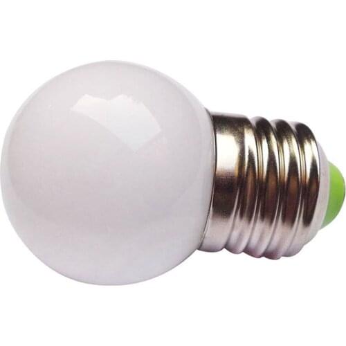 E27 LED Light White Bulb Plastic Bulb (0.5W Power, White)