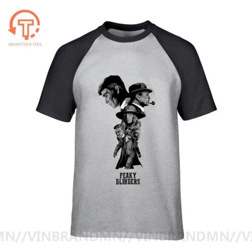 Retro T Shirt Peaky Blinders Graphic T-Shirt Stylish Cotton Short Sleeve Tee Shirt Mens O-neck Vintage Tommy Shelby T shirt men