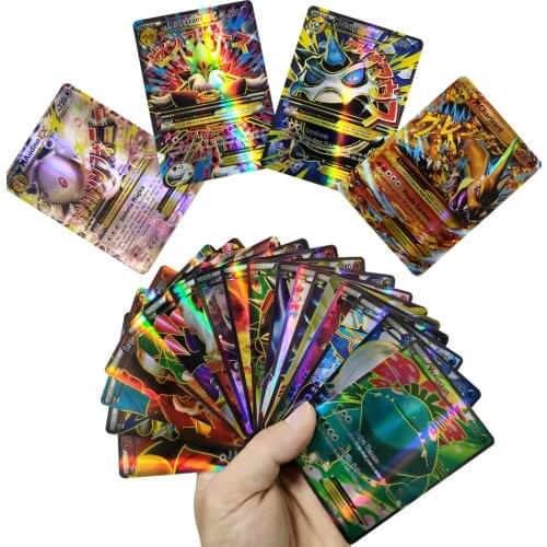 Pokemon Cards in Spanish 2021 New Arrival VMAX GXHolographic Playing Card Game Castellano Espanol Children Toy