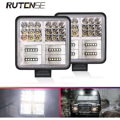 177W 38LED work light bar car led spotlight 8000LM 12V 24V flash work lamps Offroad accessories Truck Tractor Excavator SUV ATV