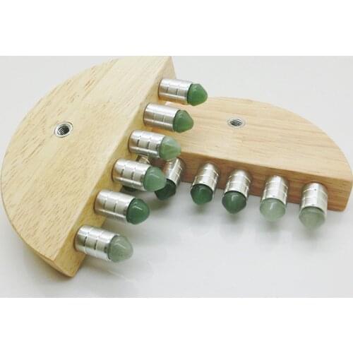 Healing Stone Natural Jade Gua Sha Scraper Head Body Meridian Scraping Massage Tool Lympatic Drainage Relaxation Health Care