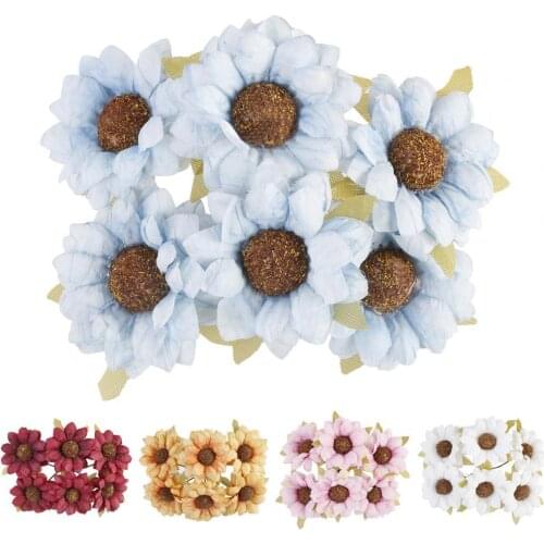 Lightweight Eye-catching Nice-looking Faux Silk Flower Chrysanthemum Floral for Daily Life