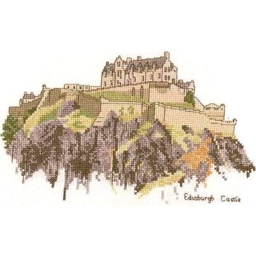 Top Manufacturer Embroidery Edinburgh Castle Cross Stitch Patterns Online with 100% Cotton Floss & Free Shipping for Wall Decor