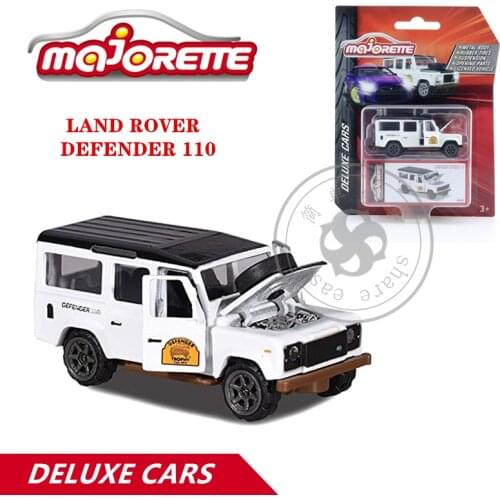 Majorette 1/64 DeLuxe Edition Cars LAND ROVER DEFENDER 110 Hot Pop Kids Toys Motor Vehicle Diecast Metal Model