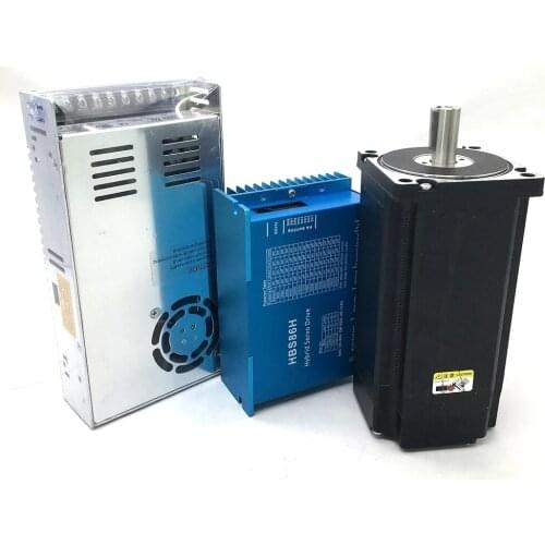CNC Controller Kit 8.5 4.5 12.5Nm Nema 34 6A Closed Loop stepper motor Drive Kits and 400w Switching Power Supply