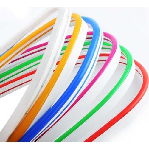 Neon Soft Led Lights 6x12 8x16 Colorful with Silica Gel Festival Decoration Atmosphere Led Strip Lamp 120leds/m DC12v/24v