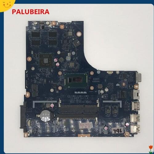 PALUBEIRA Laptop motherboard for Lenovo B50-70(Without touch port) 3558U DDR3L ZIWB2/ZIWB3/ZIWE1 LA-B091P 100% Tested