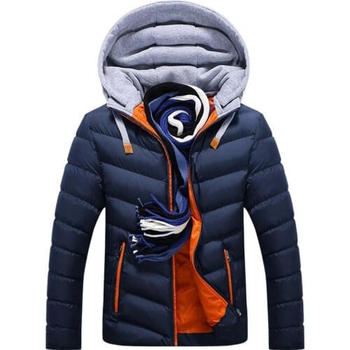 Winter parkas coat men casual hooded thick warm parka jacket 2021 new male cotton Overcoat big size m-4xl