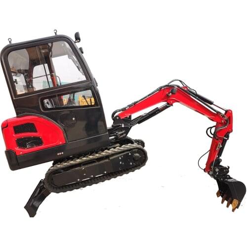 SYNBON mini excavator digger 2ton garden excavator Small full hydraulic multifunctional mini excavator with cabin