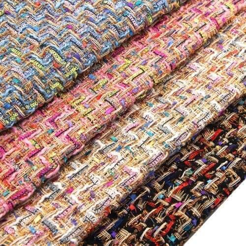 Wool tweed fabric warm color soft feel weaved Needled fabrics 5 colors for choice price for 1 meter 150cm