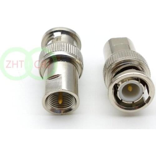 BNC Male Plug to FME Plug male Straight RF Coaxial connector