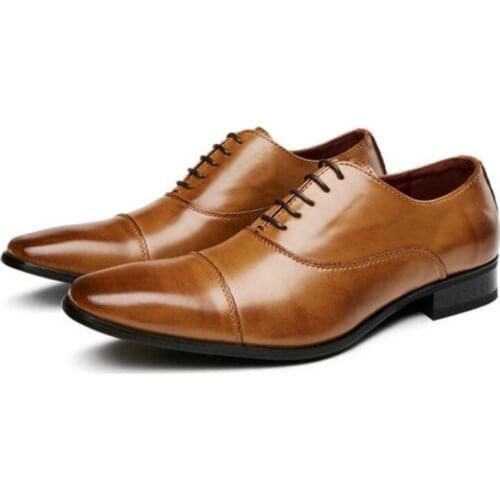 High quality mens shoes Mens business leather shoes formal leather shoes men casual breathable a1