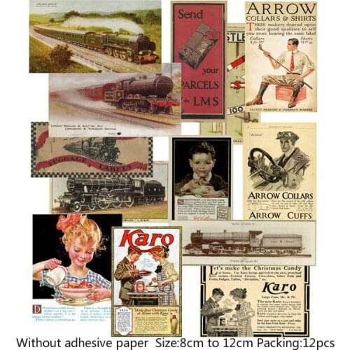 YPP CRAFT Vintage Series Material Paper Set for Scrapbooking DIY Projects/Photo Album/Card Making Crafts