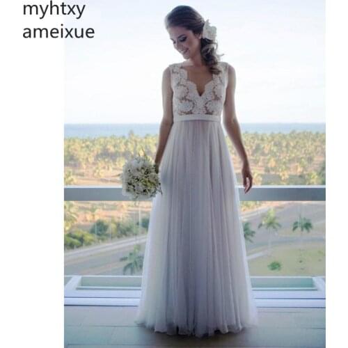 Vintage Sexy Robe White Evening 2021 Dresses A-line Appliques Floor Length V-neck Pleat Sleeveless Evening Gowns Custom Made