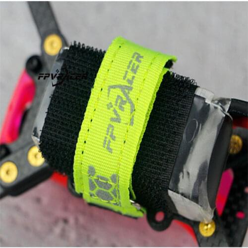 10PCS FPVRACER Kevlar Suture & Polyester 300D RC Battery Strap Metal Buckle for FPV Racing Freestyle Long Range Drones DIY Parts