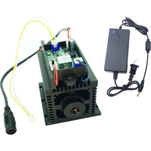 450nm 15000mW high power 450nm focusing 12V TTL adjustable blue laser module DIY engraver 15w laser head