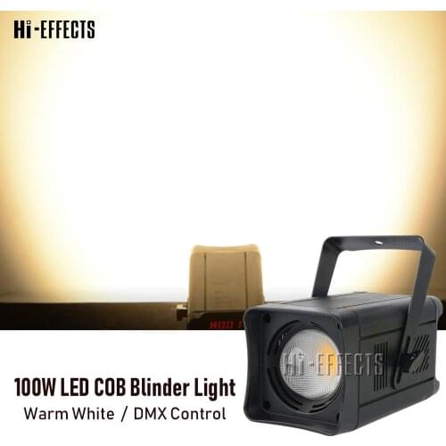 2pcs/lot COB Par Light 100W Warm White/Cold White/RGBW Blinder Light for Disco Wedding Light Stage Effect Concert Light COB LED