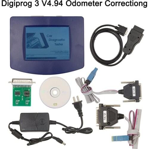 V4.94 DIGIPROG3 Car Odometer Diagnostic Meter v4.94 Version Obd2 Configuration Car Speedometer Tool Full Set Multi-languages